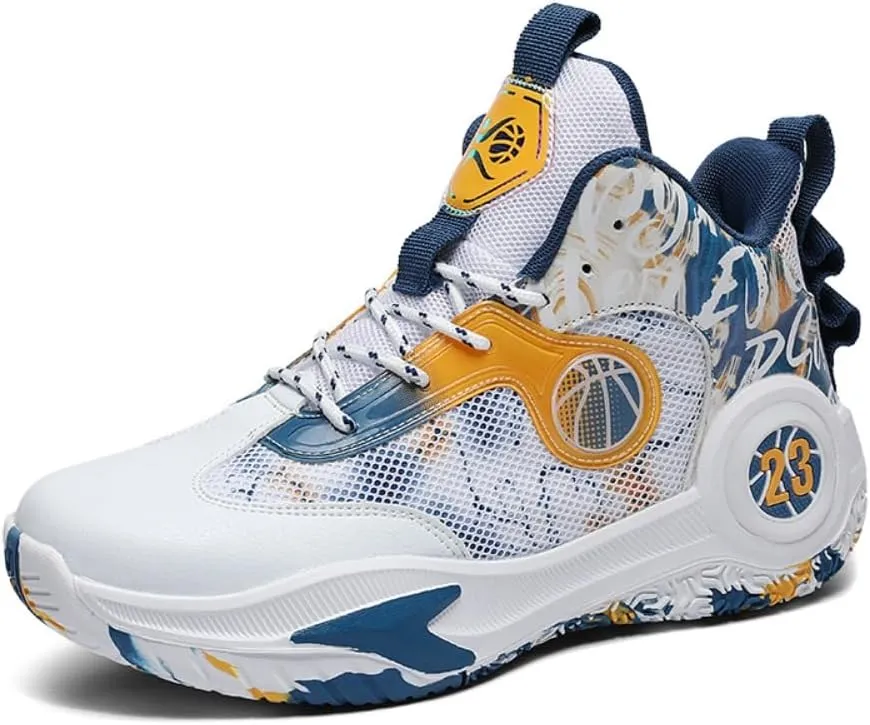 2023 Running Shoes Men's Shoes Sports Shoes Outdoor Shoes Basketball Shoes Training Shoes Sneakers (11,Golden)