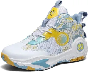 2023 Running Shoes Men's Shoes Sports Shoes Outdoor Shoes Basketball Shoes Training Shoes Sneakers (8.5,Yellow)