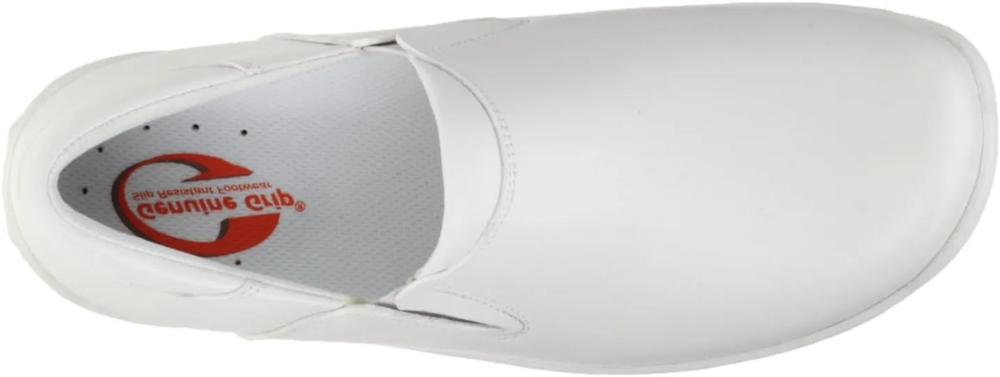 4705-8.5W Loafer Shoe,8-1/2,Wide,White,Plain,PR
