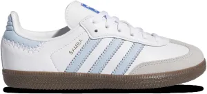 Adidas Samba Original - Boys' Preschool (JI2010, White/Brown/Blue)