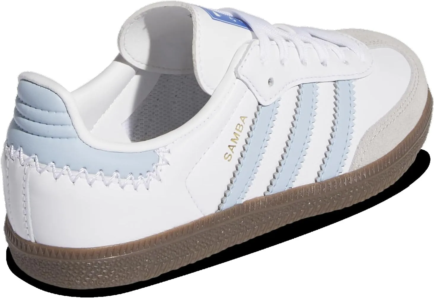 Adidas Samba Original - Boys' Preschool (JI2010, White/Brown/Blue)
