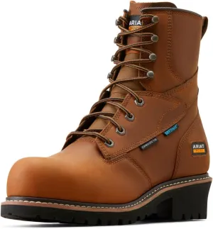 Ariat Men's Logger Shock Shield Waterproof Composite Toe Work Boot