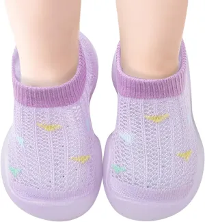 Baby Boy Shoes Infant Boys Girls Socks Shoes Toddler Breathable Mesh The Floor Socks Non Slip Prewalker Shoes Gift B