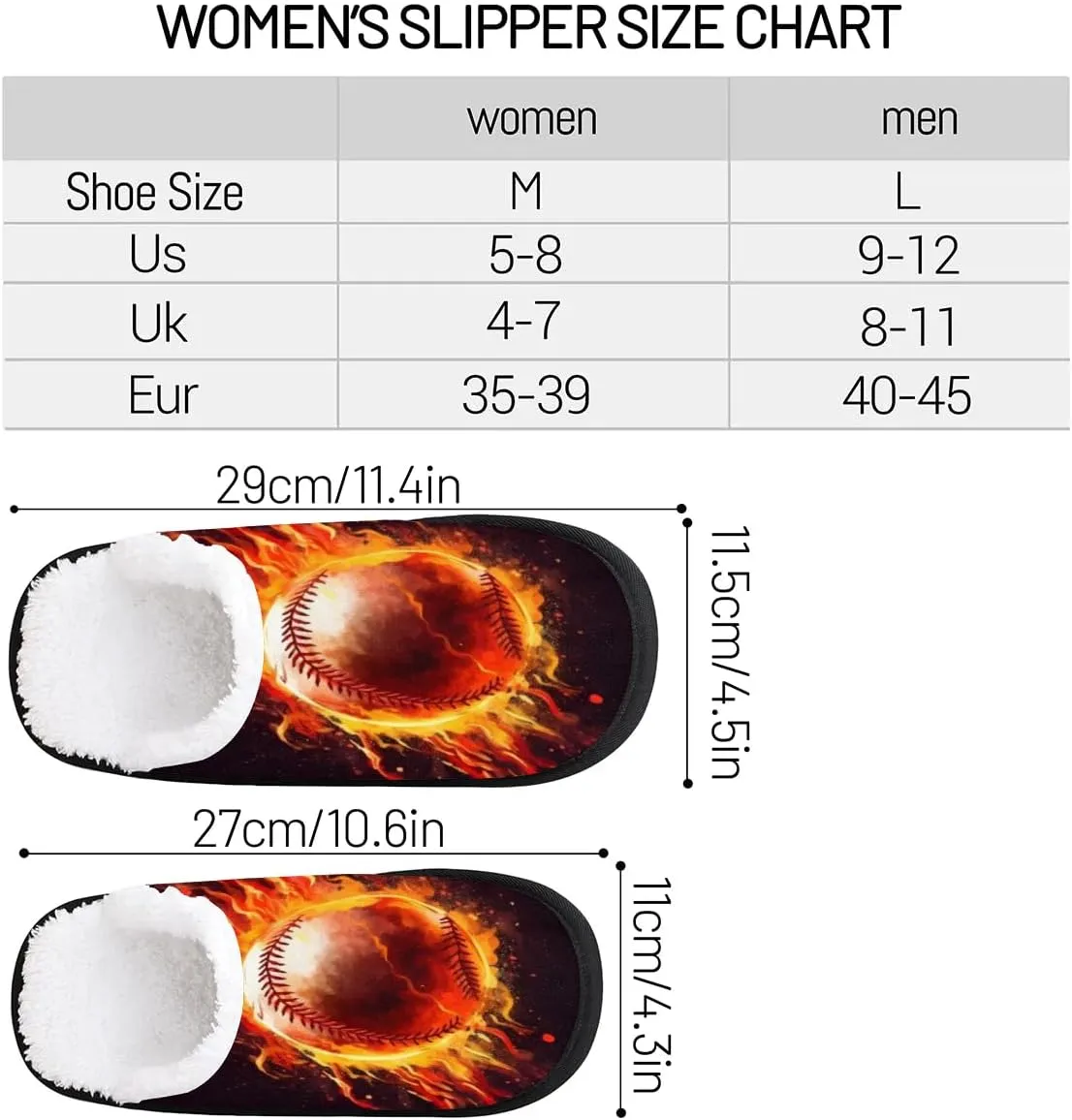 Ball Golf Pattern Slippers for Women Soft Non-Slip Indoor Slippers Home Slippers