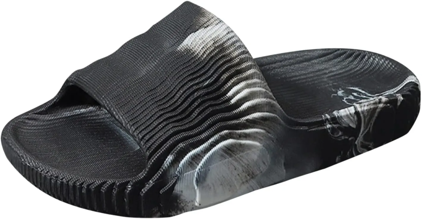 Bathroom Slipper Mens Cloud Slides Women and Men Pillow Slippers Bath Slippers House Home Room Spa Living Non Slip