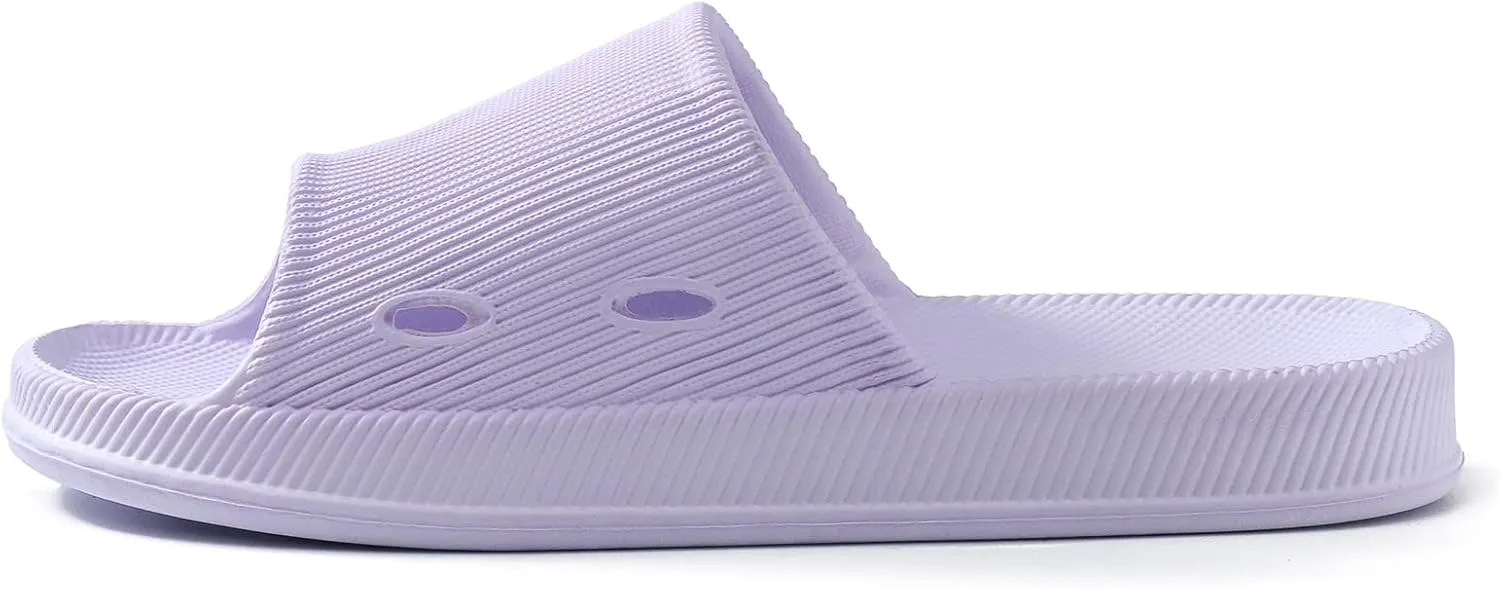 Bathroom Slippers Men's Athletic Outdoor Sandals Slides Shower Shoes with Drainage Holes House Slippers