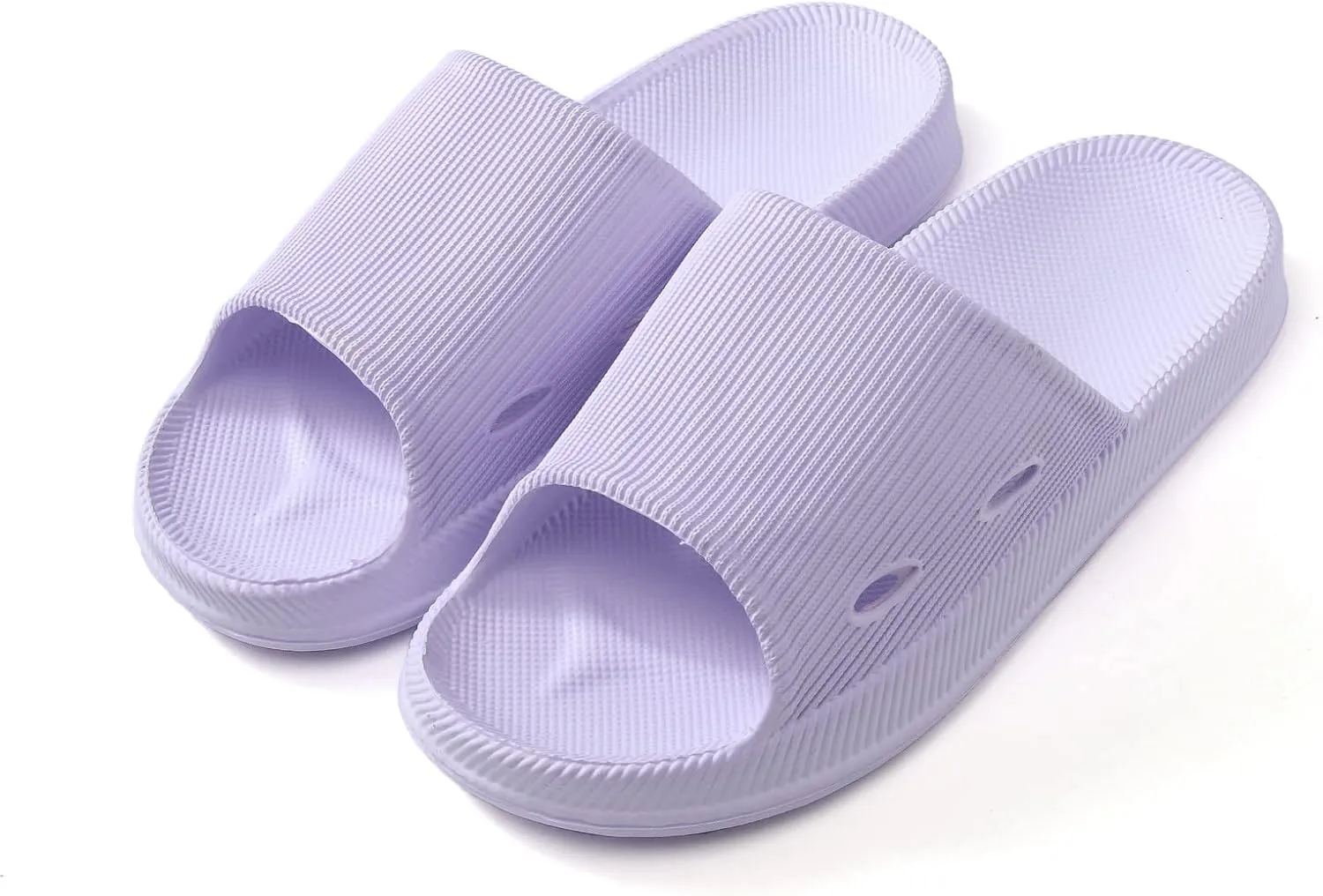 Bathroom Slippers Men's Athletic Outdoor Sandals Slides Shower Shoes with Drainage Holes House Slippers