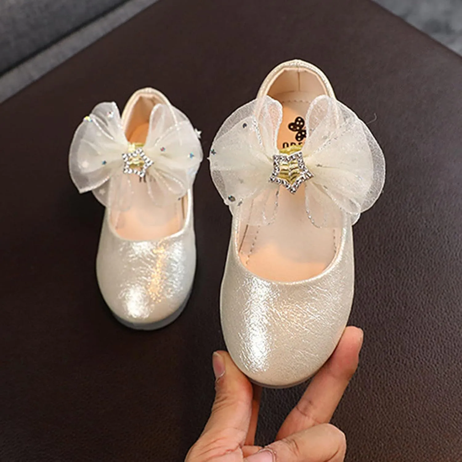 Big Girl Shoes Infant Kids Baby Girls Shoes for Girls Bow Children's Shoes Wide Toddler Shoes Girls