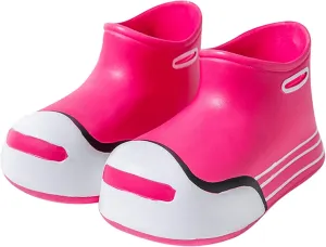 Boys Girls Soft Cute Rain Boots Big Kids Children Rain Boots Portable Comfortable Anti Slip Rainy Girls Leather Shoes