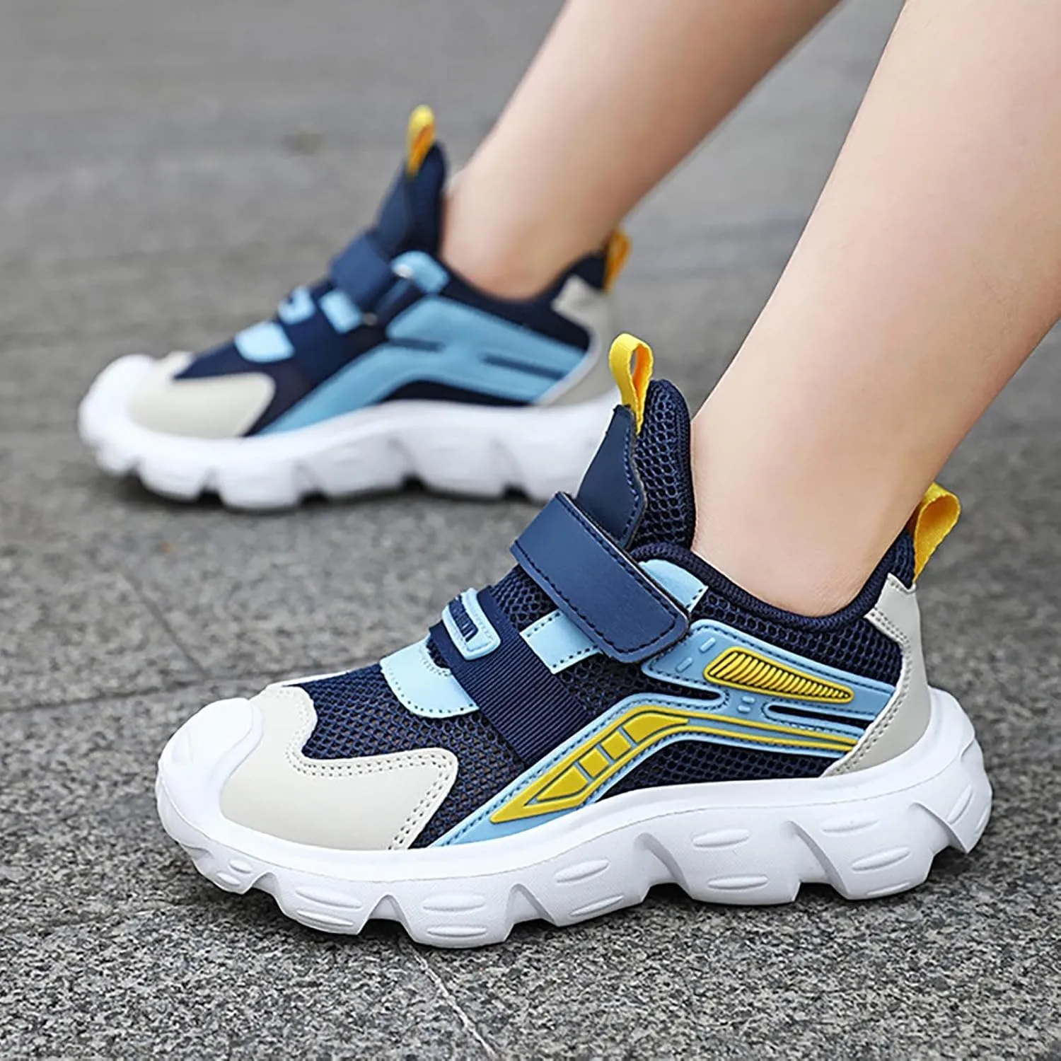 Boys Girls Tennis Basketball Sneakers Kids Lightweight Sneakers for Toddler Running Breathable Sport Athletic Shoes