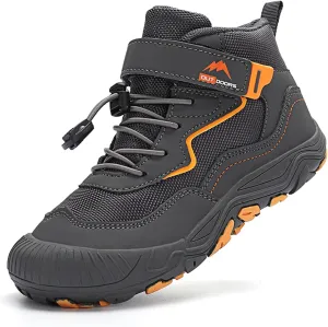 Boys Hiking Boots Outdoor High Top Boys Girls Outdoor Walking Climbing Sneaker Comfortable Adventure Trekking Shoes