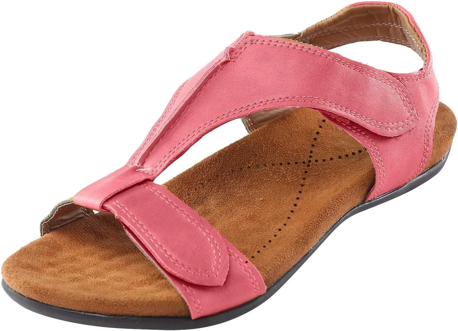Cathalem Orthopedic Sandals for Women, 2024 Womens Arch Support Flat Sandals Flat Arch Massage Casual Beach Sandals
