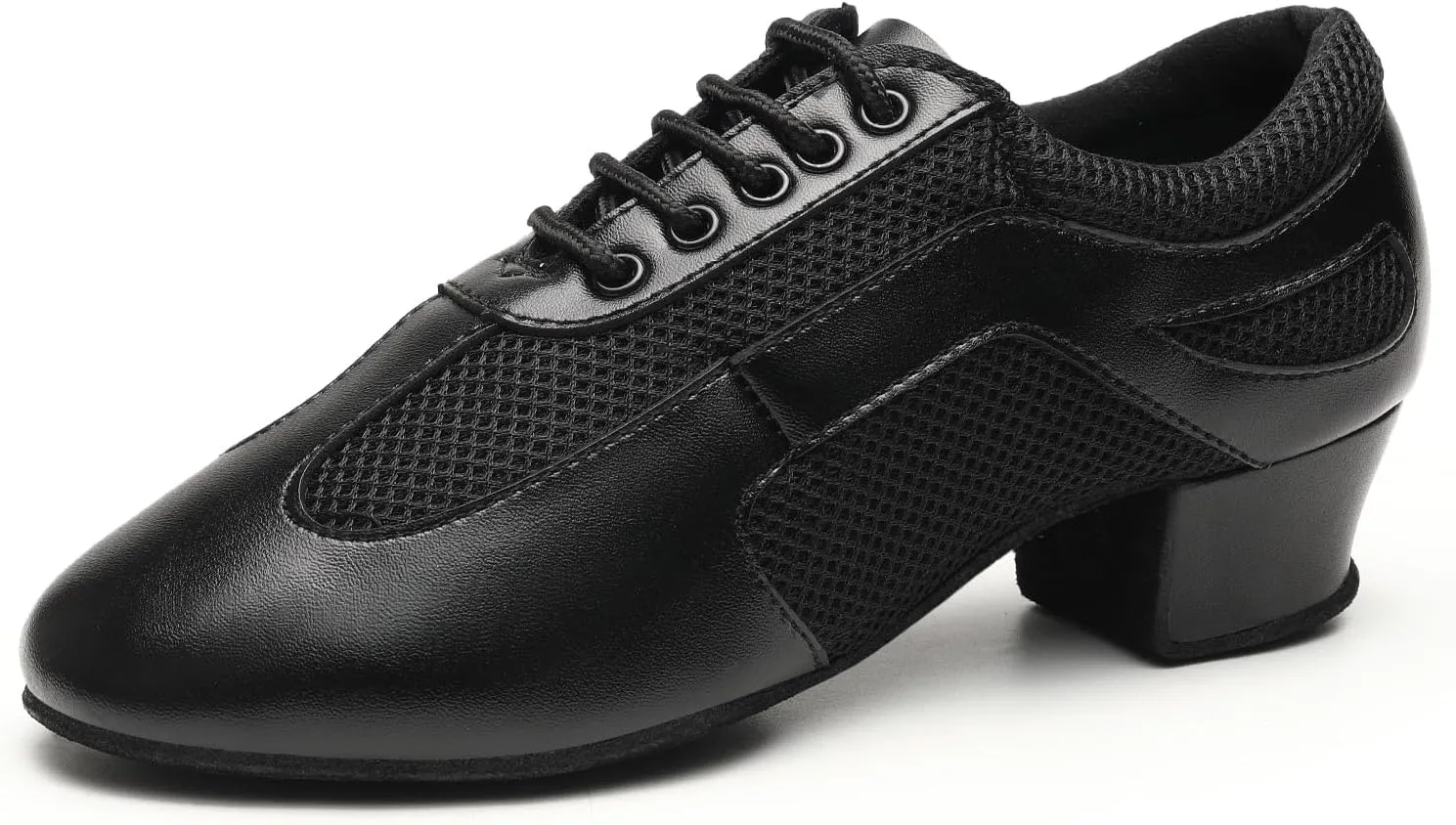 Dance Shoes for Women Ballroom Practice Training Split Sole Dancing Shoes 1.5 Inch Low Heel Latin Salsa Shoes