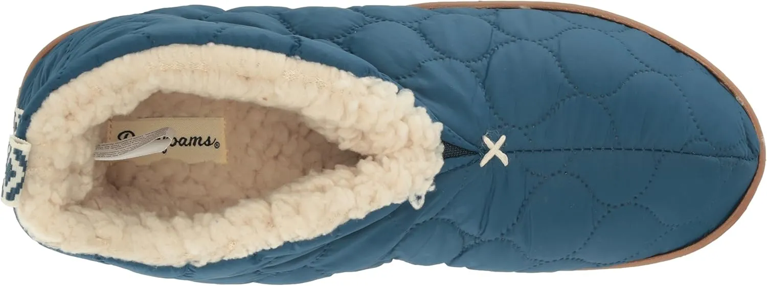 Dearfoams Women's Indoor/Outdoor Warm Up Bootie Slipper