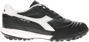 Diadora Mens Calcetto Ii Lt Turf Soccer Cleats - Black, White - Size 6 M