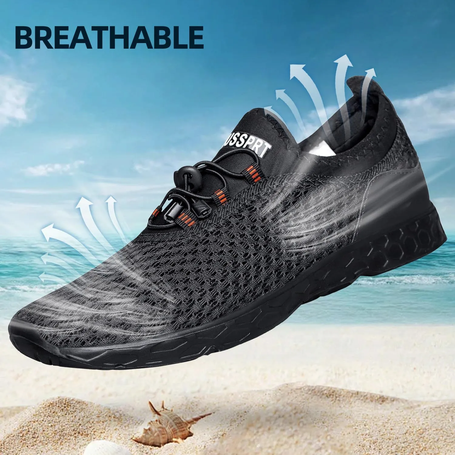 DOUSSPRT Women's Water Shoes Quick Drying Sports Aqua Shoes