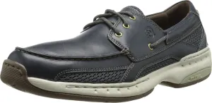 Dunham Rubber Midsole Slip Resistant Work Oxford Shoes Uniform Casual Medium 18 D, M US Men Navy