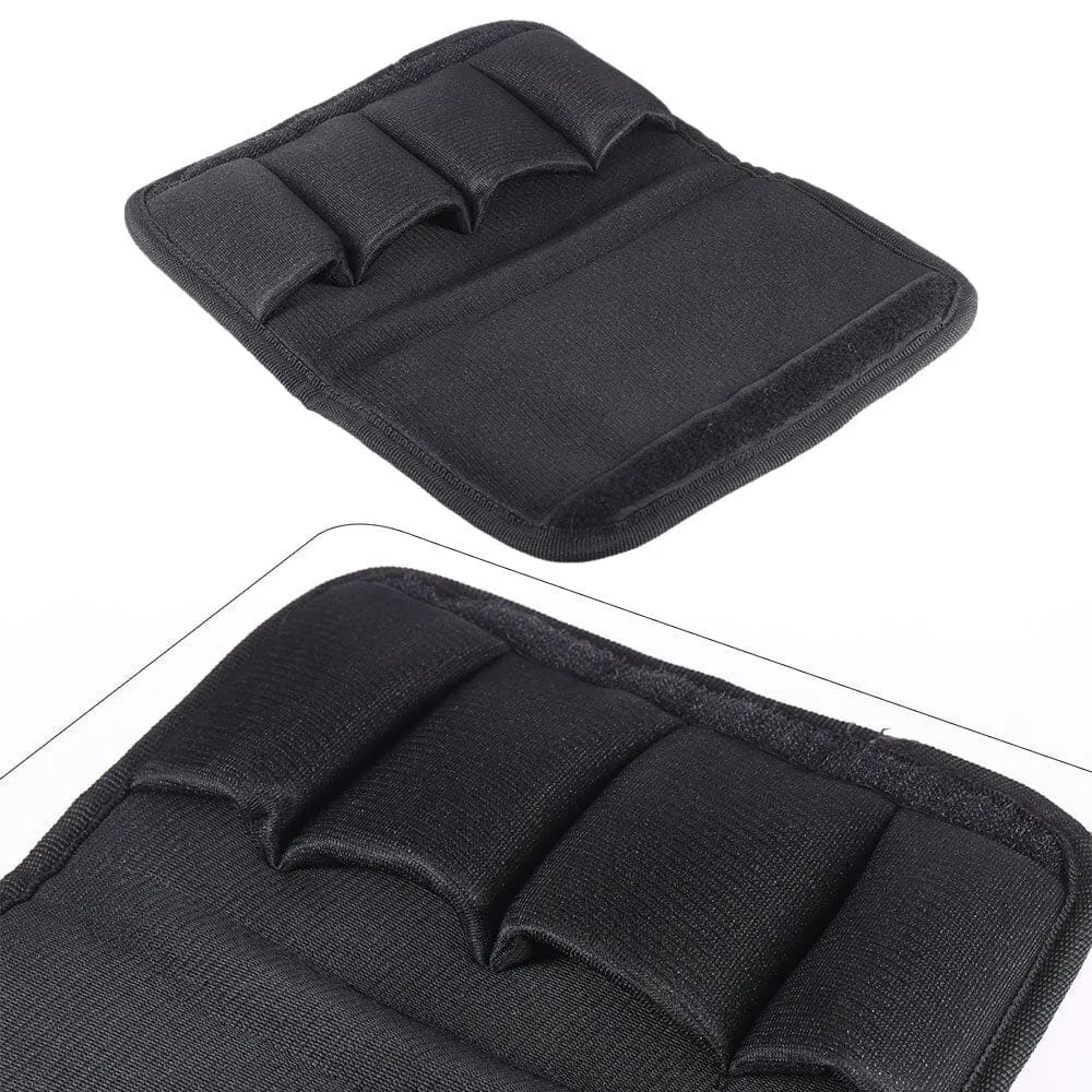 Durable Trombone Euphonium Trumpet Mouthpiece Pouch Bag with 4 Soft Compartments Black Woodwind Instrument Parts