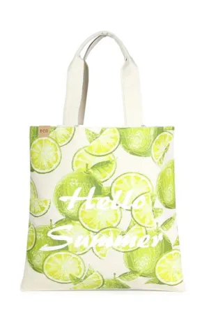 ECO126 Hello Summer Canvas Eco Bag