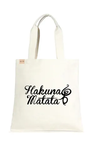 ECO225 Hakuna Matata Canvas Eco Bag