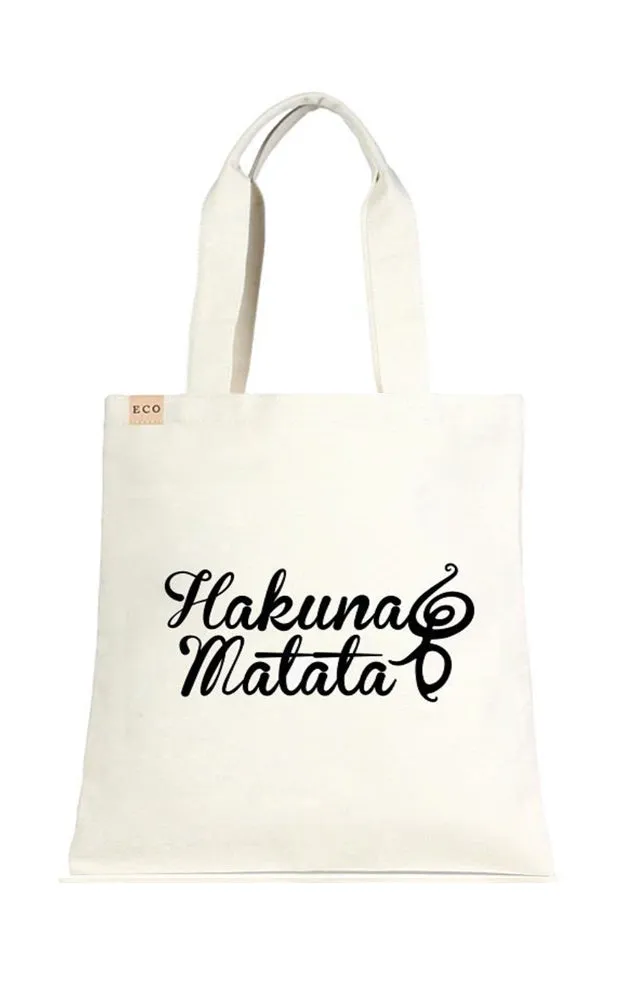 ECO225 Hakuna Matata Canvas Eco Bag
