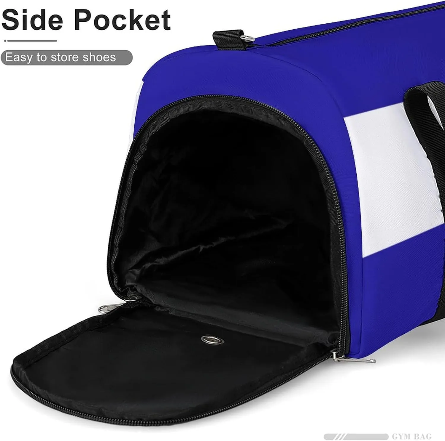 El Salvador Flag Travel Gym Bag for Boys Girls Shoe Compartment Waterproof