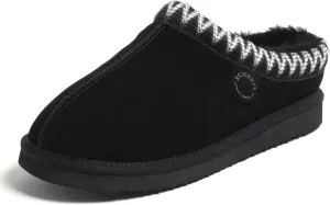 Fireside by Dearfoams Men's Grafton Shearling Indoor/Outdoor Clog Slipper
