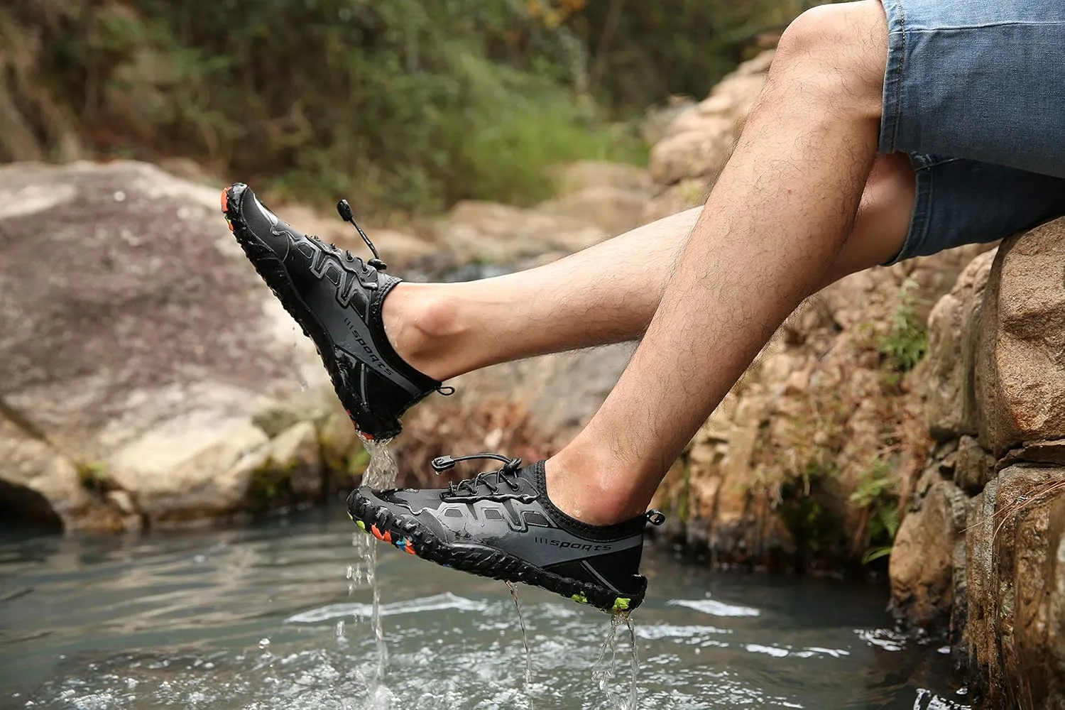 Five Fingers Wading Shoes Hiking Lovers Quick-Drying Swimming Beach Shoes Outdoor Mountain Climbing Riding Men's Women's Shoes