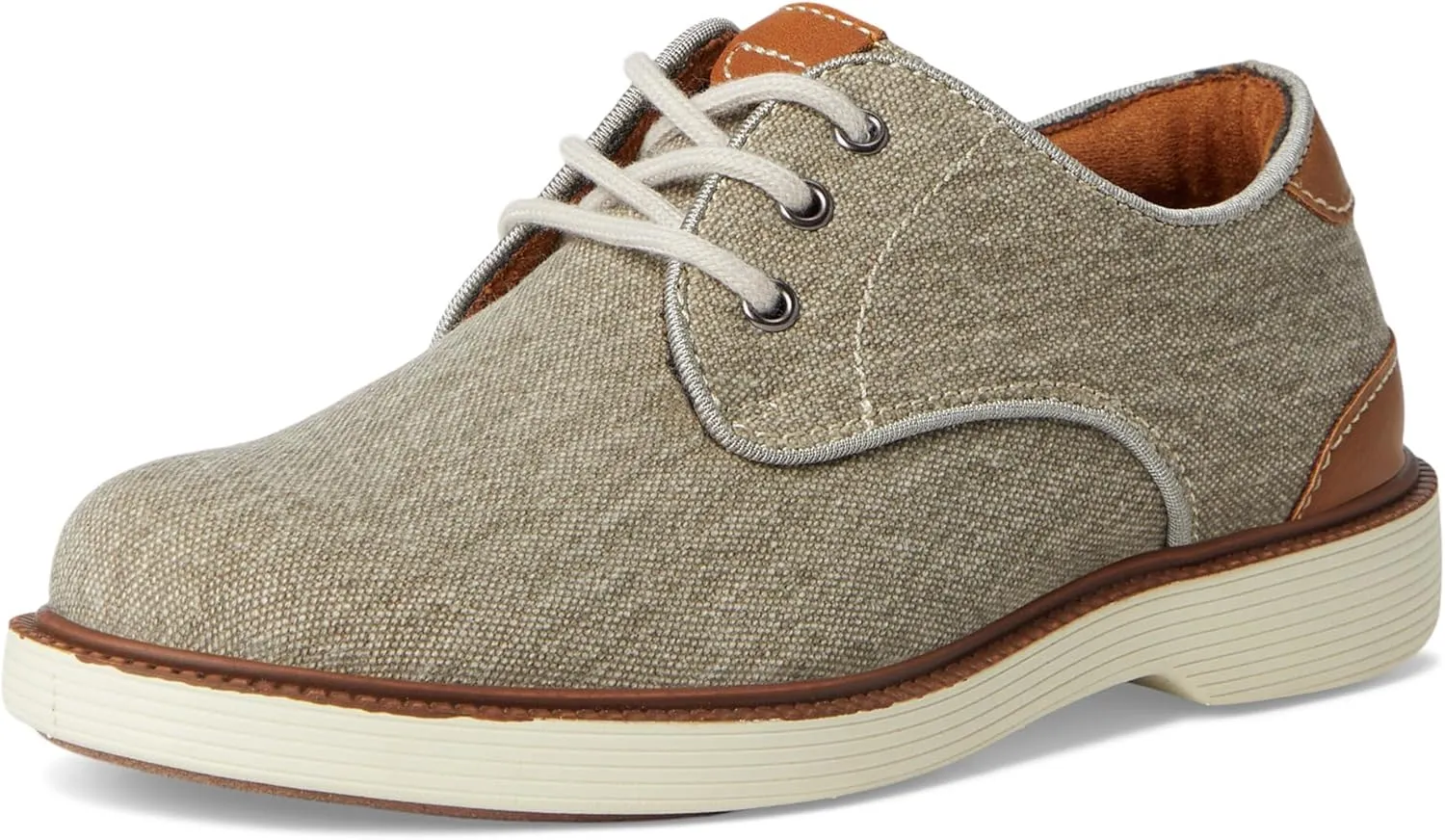 Florsheim Boy's Highland Canvas Plain Toe Oxford Jr. (Toddler/Little Kid/Big Kid)