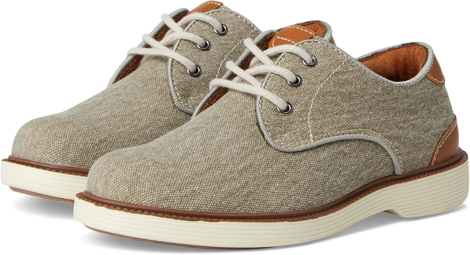Florsheim Boy's Highland Canvas Plain Toe Oxford Jr. (Toddler/Little Kid/Big Kid)