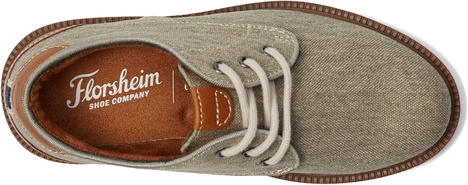 Florsheim Boy's Highland Canvas Plain Toe Oxford Jr. (Toddler/Little Kid/Big Kid)