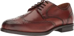 Florsheim Midtown Wing Tip Oxford Men's Oxford, 10 3E US, Cognac