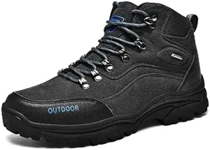 Footwear Autumn and Winter New Sports Shoes, Large Size Men's Shoes, Hiking Shoes, Outdoor Sports Used to Hike or Climb Outdoors (Color : Grey, Size : 9.5)