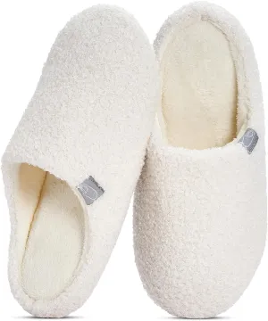 Fuzzy Cozy House Slippers for Woman,Comfy Warm Winter Fall Indoor ladies Slippers,Slip On Washable Trendy for Women Indoor and Outdoor