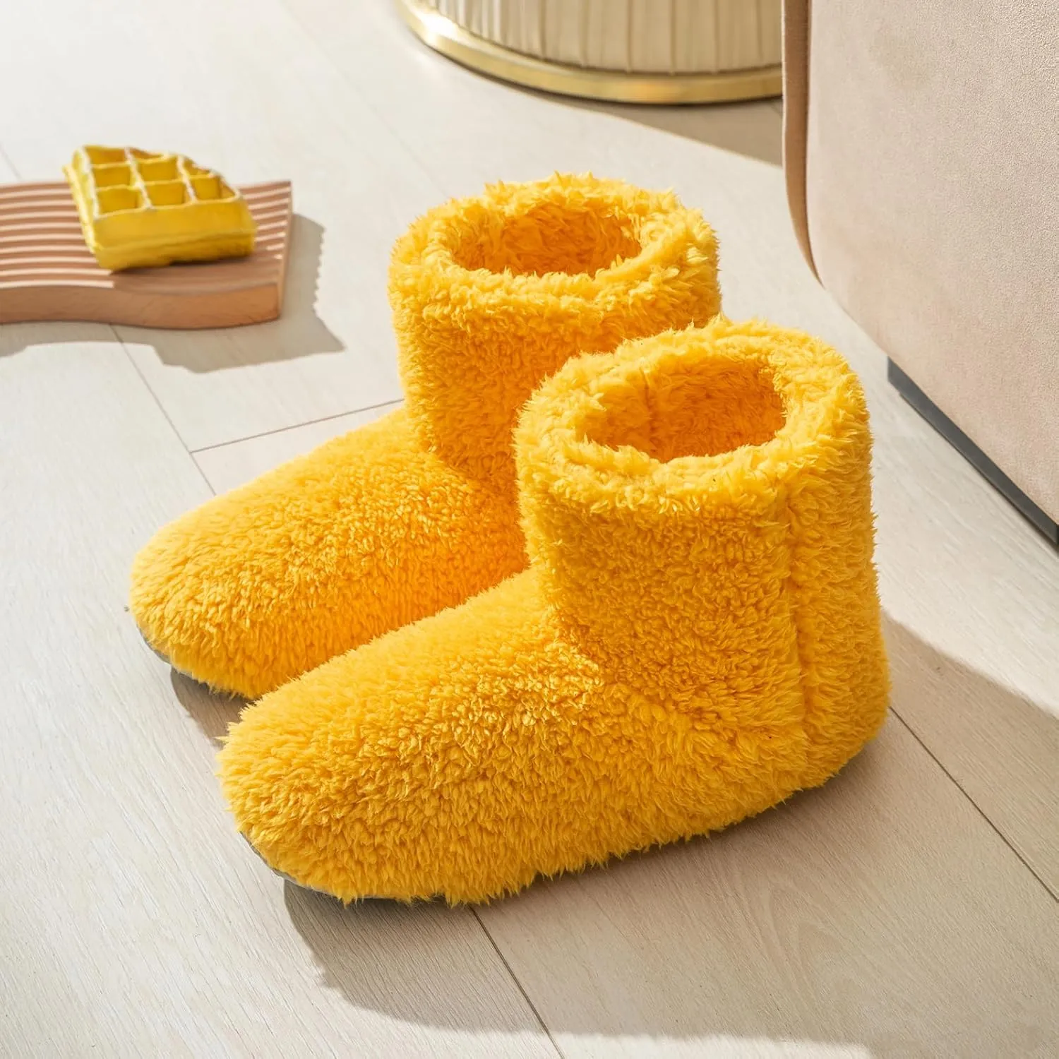 Giltpeak Boot Slippers for Women Indoor, Slipper Socks for Women, House Booties, Cozy Warm Lined Slippers for Non-Slip Indoor Slippers