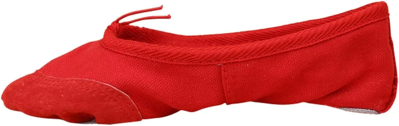 Girls Ballet Shoes Basic Dance Slippers Toddler Kids Simple Drawstring Bowknot Dancing Performance Practice Shoes