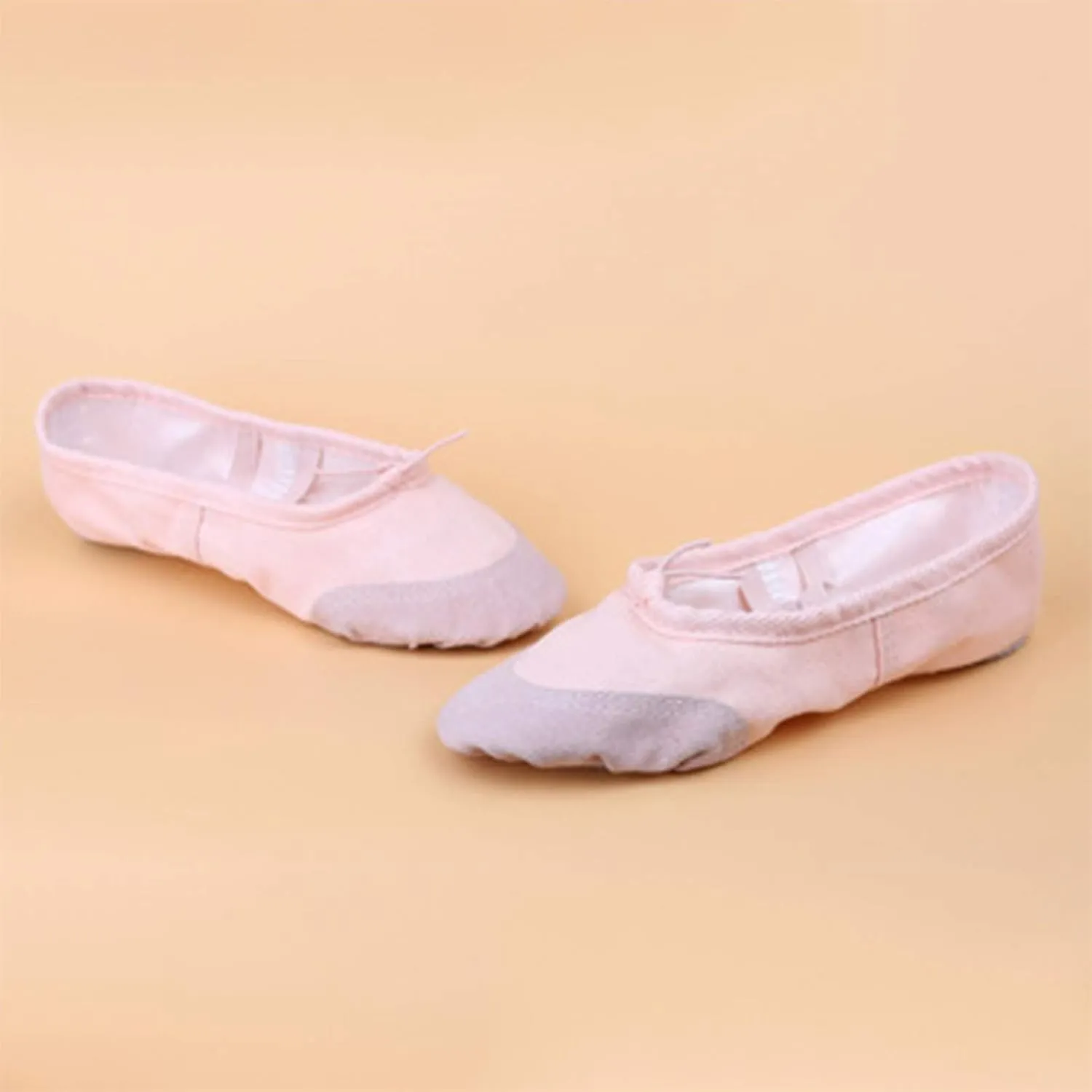 Girls Ballet Shoes Basic Dance Slippers Toddler Kids Simple Drawstring Bowknot Dancing Performance Practice Shoes