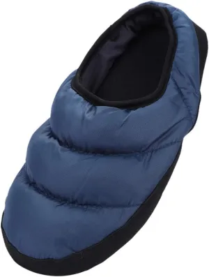 haozaikeji Indoor Down Slippers Winter Warm House Footwear Slip-on Indoor Shoes Camping Slippers for Men Women