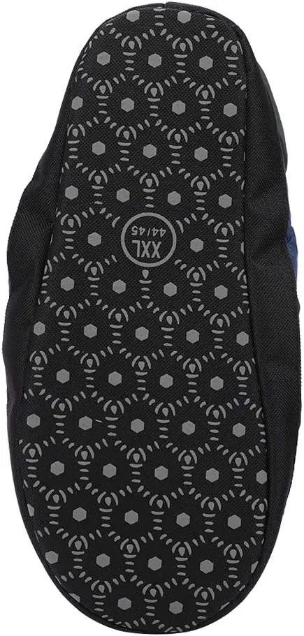 haozaikeji Indoor Down Slippers Winter Warm House Footwear Slip-on Indoor Shoes Camping Slippers for Men Women