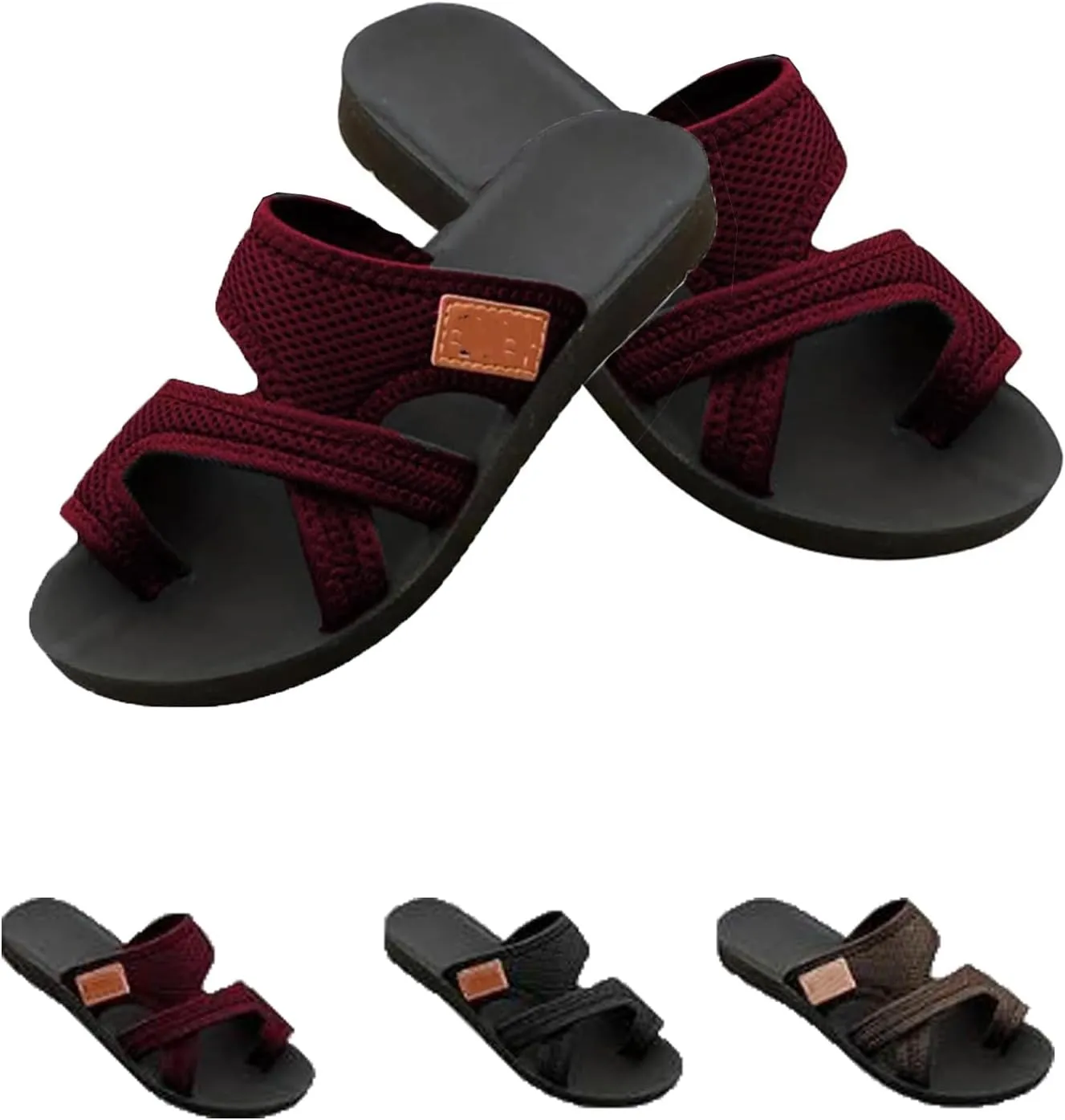 Hollow Mesh Slide Sandals for Women, Breathable Mesh Slide Sandals, Orthopedic Sandals for Women Arch Support
