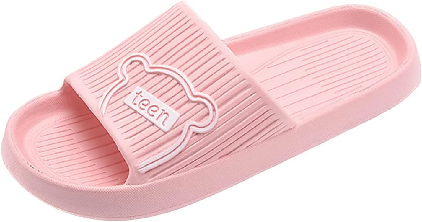 Indoor Slippers Mens Quick Drying Shower Slippers with Open Toe Lightweight Beach Sandals with Drain Holes