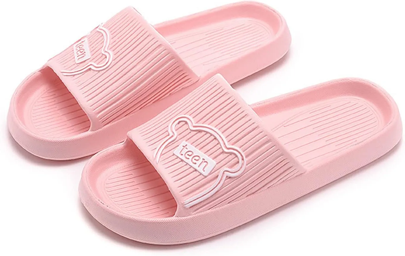 Indoor Slippers Mens Quick Drying Shower Slippers with Open Toe Lightweight Beach Sandals with Drain Holes