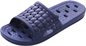 Indoor Slippers Shower Shoes with Drainage Holes House Slippers Cushioned Thick Sole Sandals for Indoor and Outdoor