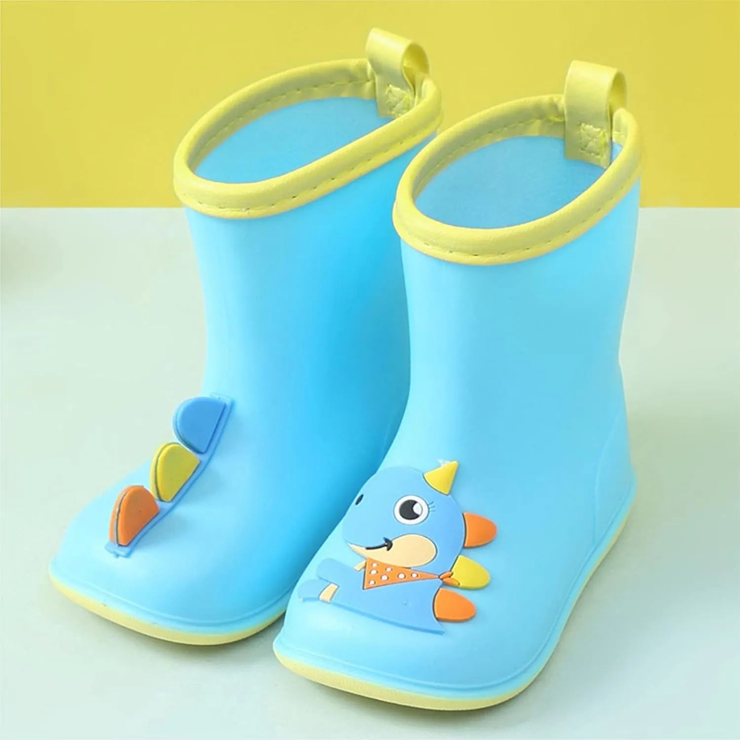 IWIHMIV Babys Rain Boots Children Waterproof Shoes Rain Boots for Kids Girls Dinosaur Rain Boots for Boys Toddler