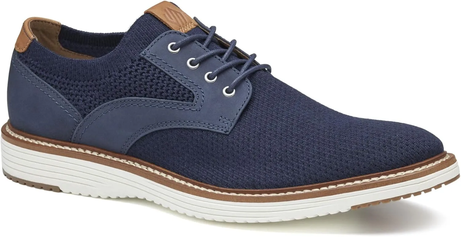 Johnston & Murphy Men's Hodges Knit Plain Toe Shoe