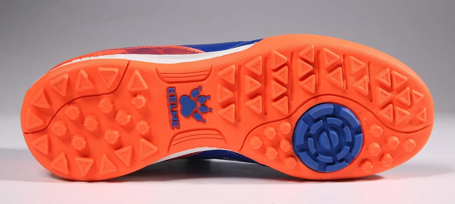 KELME Laceless Soccer Cleats Youth and Kids ?C Futsal or Turf Soccer Shoes for Boys/Girls ?C Indoor or Outdoor Hook and Loop Football Boots