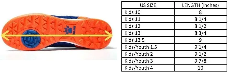 KELME Laceless Soccer Cleats Youth and Kids ?C Futsal or Turf Soccer Shoes for Boys/Girls ?C Indoor or Outdoor Hook and Loop Football Boots