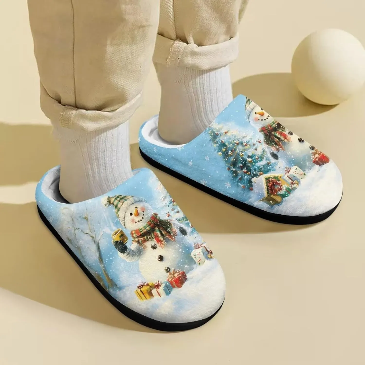 kid's Plush Slippers Slip House Slippers For Indoor Outdoor Customized Cotton Slippers Unisex Cotton Slippers
