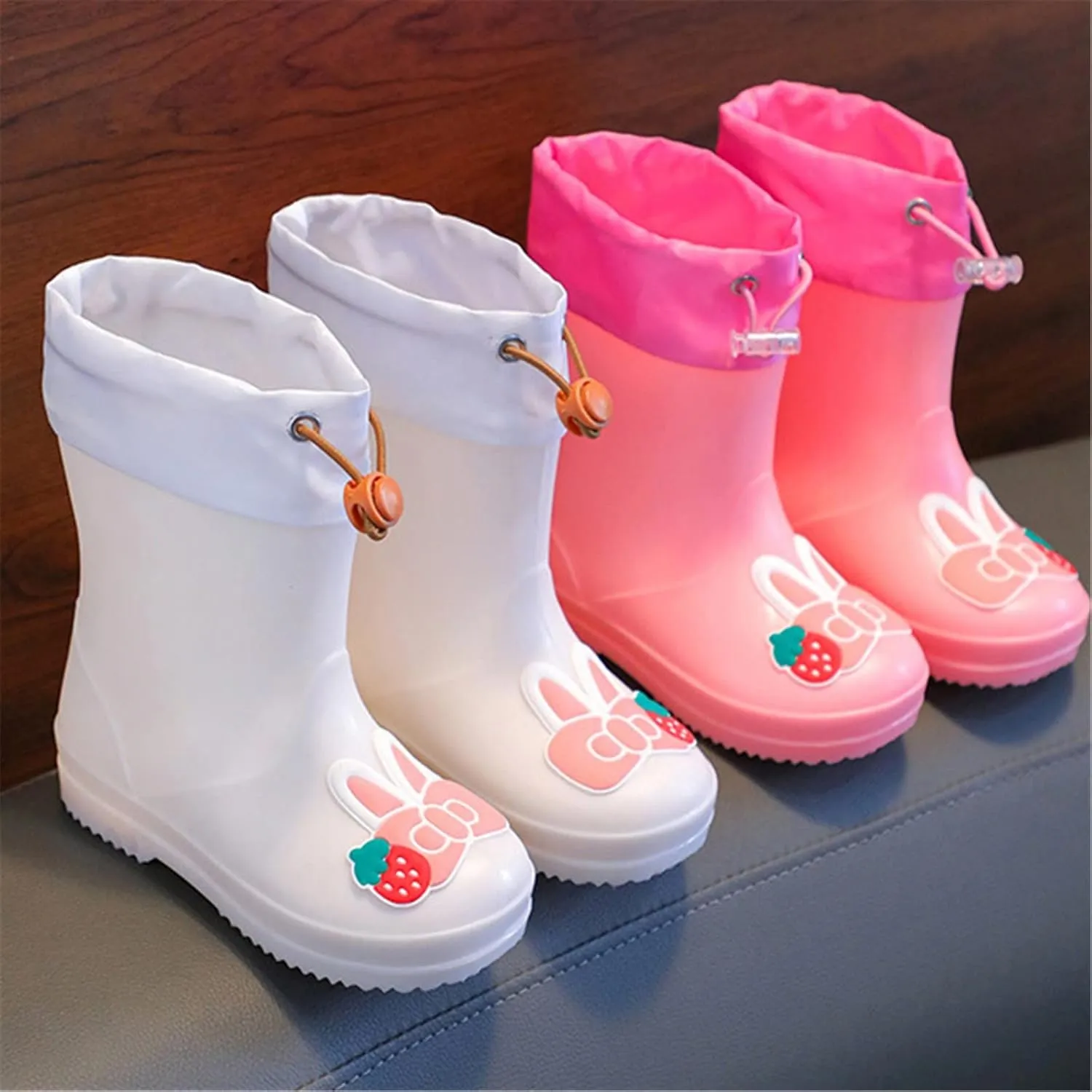 Kids Rain Boots For Boys Girls Cartoo Colorful Rain Boots For Toddler Perfect In Rainy Day Outdoor Kids Rubber Boots