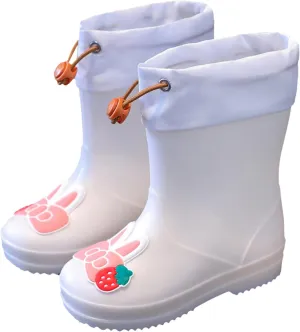 Kids Rain Boots For Boys Girls Cartoo Colorful Rain Boots For Toddler Perfect In Rainy Day Outdoor Kids Rubber Boots